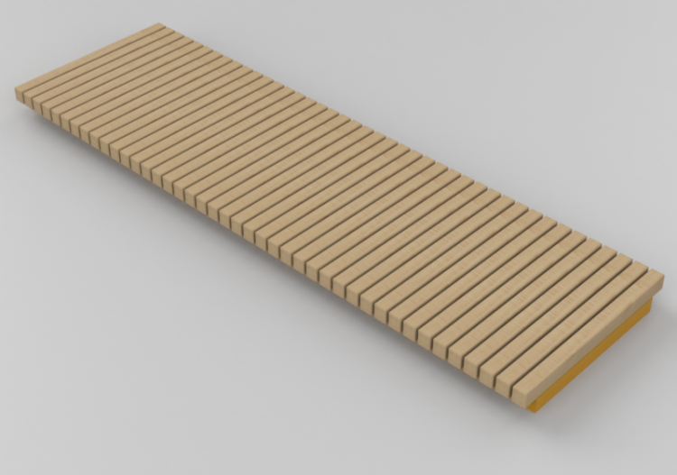 Bancos y Macetas 3D - Banco de madera - Nola - Vartan -...