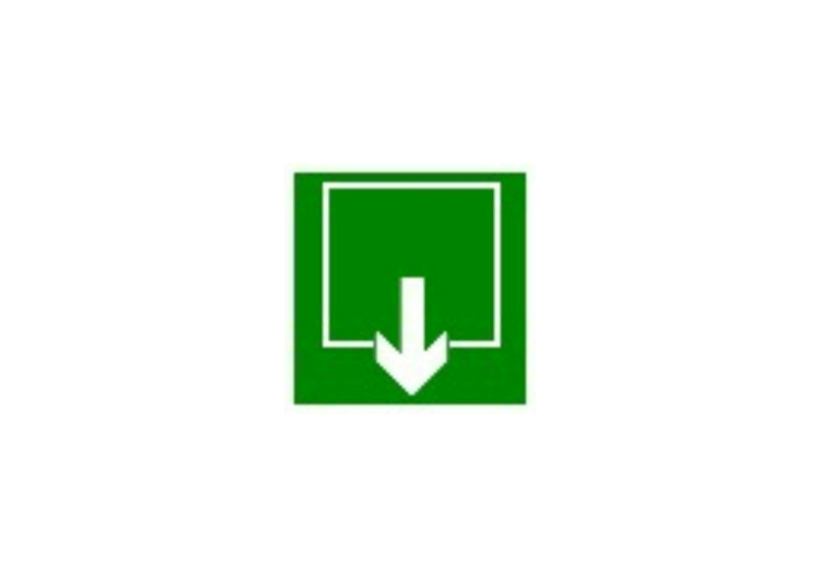 Zeichen - Rettungsweg/Notausgang - ACCA software Zeichen - Rettungsweg/Notausgang - ACCA software