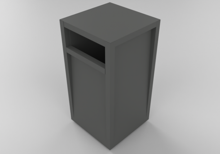 Accessoires 3D - Poubelle publique - Nola - Frame - ACCA...