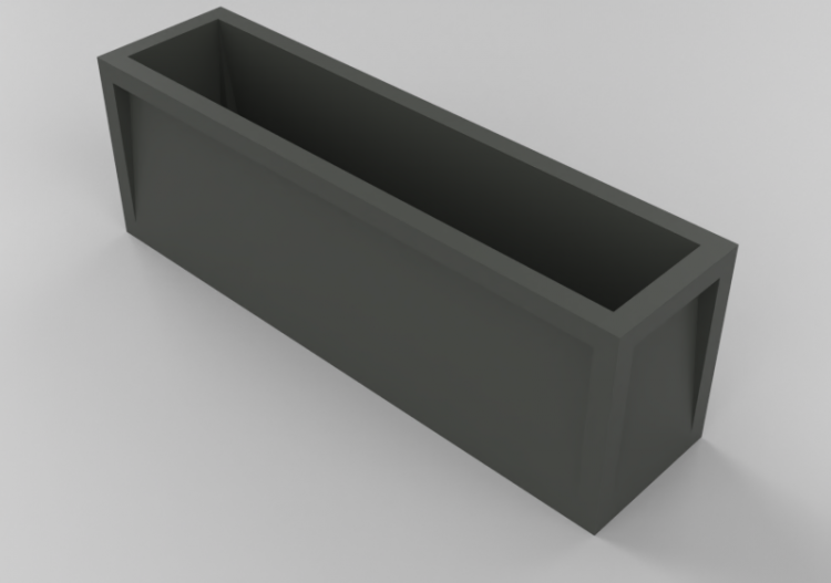 3D Zubehör - Blumenkasten - Nola - Frame - ACCA software