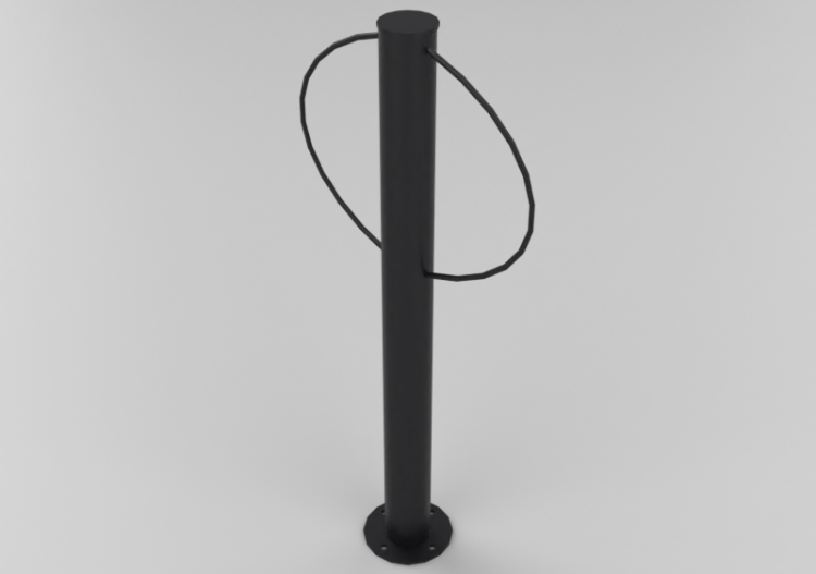 Accessoires 3D - Borne de protection en acier - Nola -...