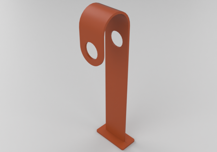 Accessori 3D - Bollard in acciaio - Nola - Hook - ACCA...