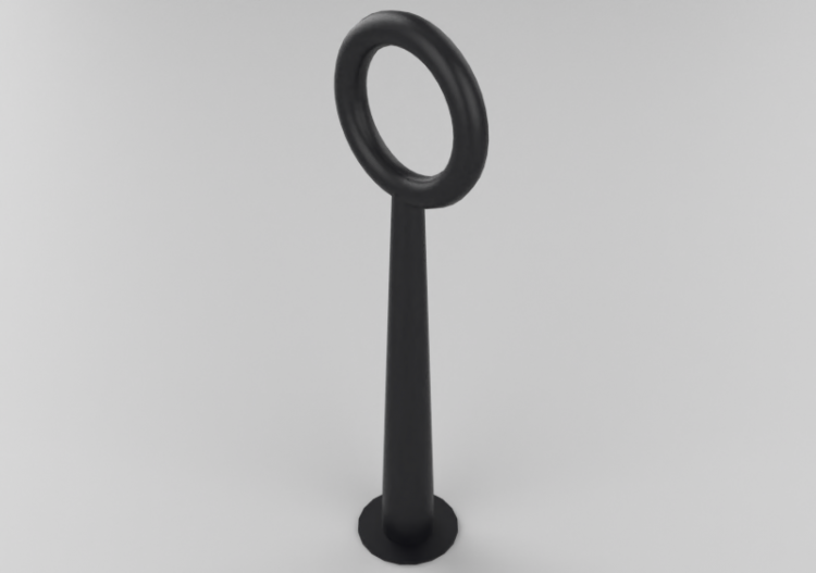 Accesorios 3D - Bolardo de acero - Nola - Hoop - ACCA...