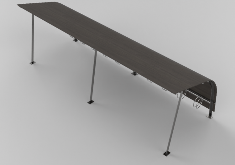 Accessoires 3D - Abri vélo - Nola - Revet - ACCA software