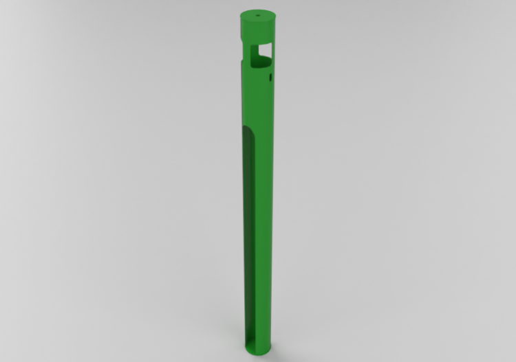 Accesorios 3D - Bolardo de acero - Nola - Solcell - ACCA...