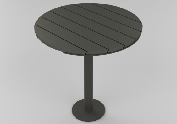 Accessoires 3D - Table ronde - Nola - Parco - ACCA software