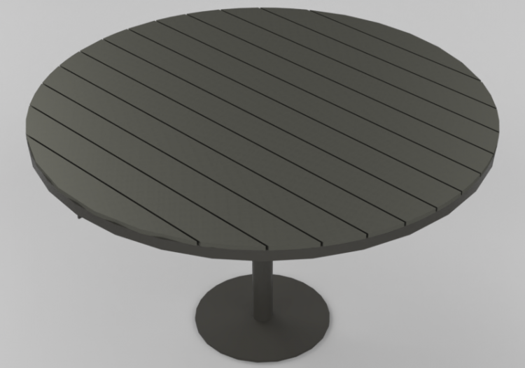 Accessoires 3D - Table ronde - Nola - Parco - ACCA software