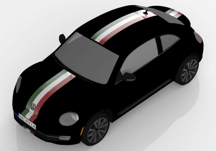 3D Autos - Volkswagen New Beetle ITALY EDITION - MCDesign -...