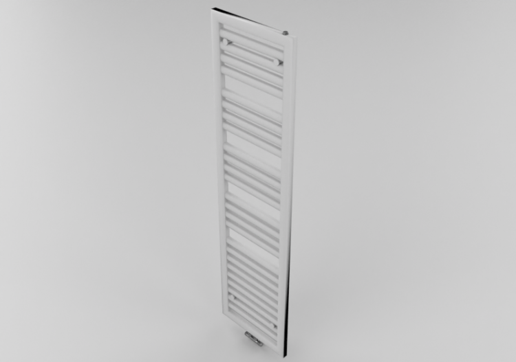 Radiator and fan coil units 3D - Steel heated towel rail -...