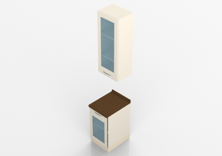 3D Küchen - Blocco lineare 45 x 270 - ACCA software