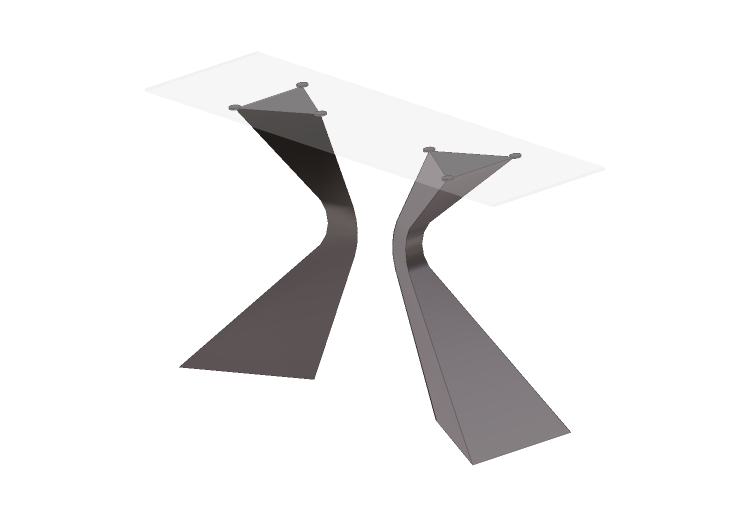 Mesas 3D - Mesa console de vidro - Kare - Gloria - 82380 -... Mesas 3D - Mesa console de vidro - Kare - Gloria - 82380 -...
