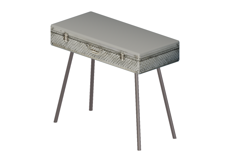 Tavoli 3D - Tavolo console in metallo - Kare - Suitcase -... Tavoli 3D - Tavolo console in metallo - Kare - Suitcase -...