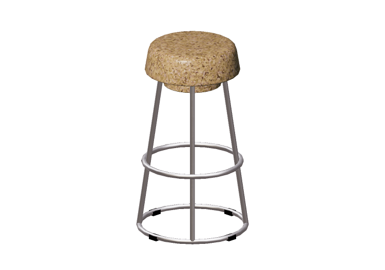 Chaises 3D - Tabouret de bar - Kare - Cork - 82107 - Kare Chaises 3D - Tabouret de bar - Kare - Cork - 82107 - Kare