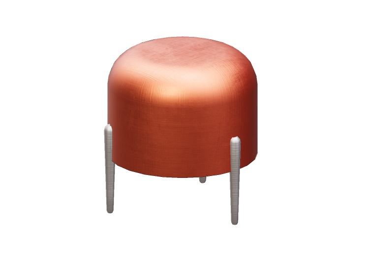 3D Stühle - Hocker aus Metall - Kare - Lumpy - 82788 - Kare 3D Stühle - Hocker aus Metall - Kare - Lumpy - 82788 - Kare