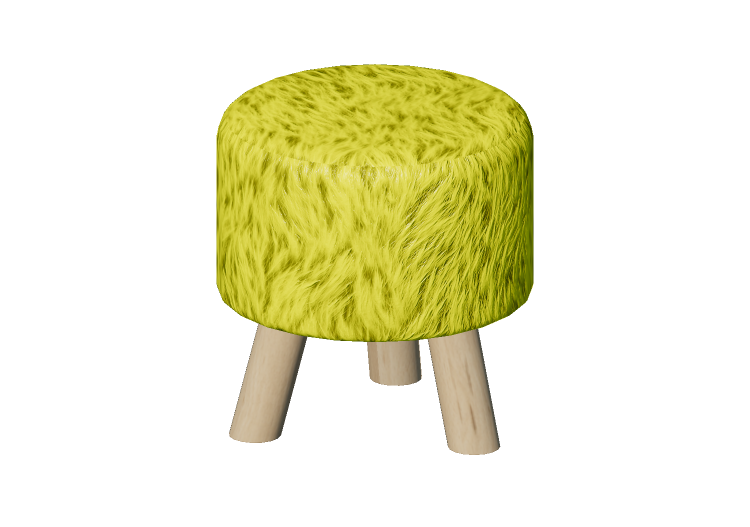 Chaises 3D - Tabouret en tissu - Kare - 82814 - Kare Chaises 3D - Tabouret en tissu - Kare - 82814 - Kare
