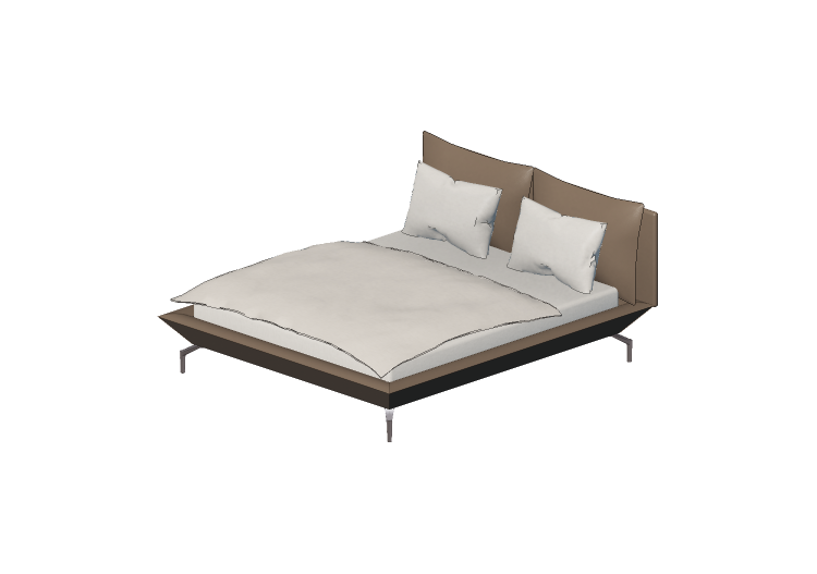 Letti 3D - Letto matrimoniale - Kare - Florida - 82767 -... Letti 3D - Letto matrimoniale - Kare - Florida - 82767 -...