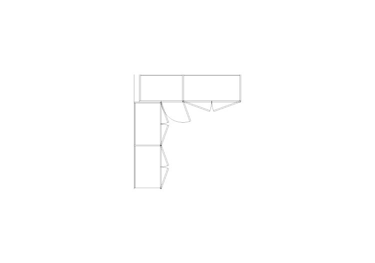 Armadi DWG - Armadio battenti angolare sx 01 - ACCA... Armadi DWG - Armadio battenti angolare sx 01 - ACCA...