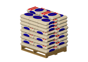 Materiales 3D - Bolsas de hormig&oacute;n sobre tarima
