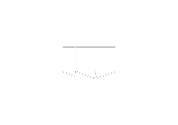 DWG Schränke - Kleiderschrank dreitürig 01 - ACCA software DWG Schränke - Kleiderschrank dreitürig 01 - ACCA software