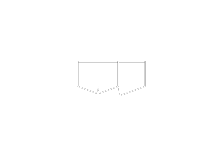 DWG Schränke - Kleiderschrank dreitürig 03 - ACCA software DWG Schränke - Kleiderschrank dreitürig 03 - ACCA software
