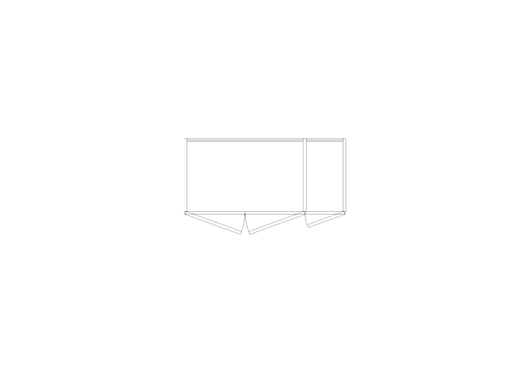 DWG Schränke - Kleiderschrank dreitürig 04 - ACCA software DWG Schränke - Kleiderschrank dreitürig 04 - ACCA software