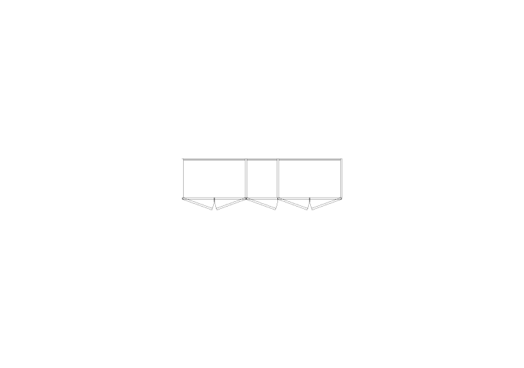 DWG Schränke - Kleiderschrank fünftürig 05 - ACCA software DWG Schränke - Kleiderschrank fünftürig 05 - ACCA software