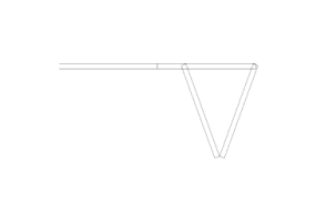Armoires DWG - Cabine vantail pliant 01