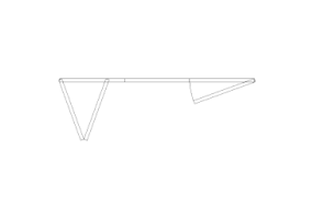 Armoires DWG - Cabine vantail pliant 05