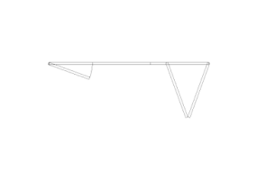 Armoires DWG - Cabine vantail pliant 07