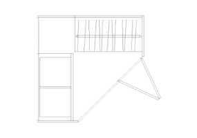 Wardrobes DWG - Cabinet composition 03