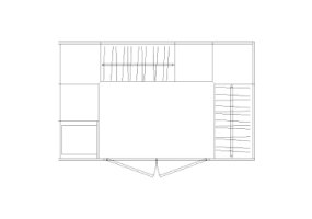 Wardrobes DWG - Cabinet composition 12