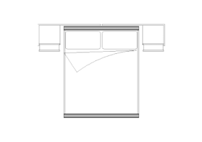 Wardrobes DWG - Type 2 Bedroom composition 06