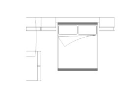 Armarios DWG - Habitacion composici&oacute;n tipo 2 09
