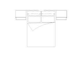 Armoires DWG - Chambre composition type 3 02