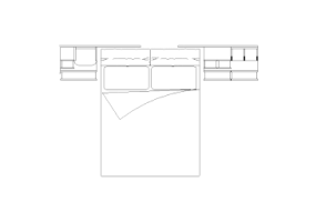 Armarios DWG - Habitacion composici&oacute;n tipo 3 05