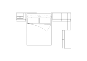 Armarios DWG - Habitacion composici&oacute;n tipo 3 08