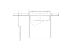 Arm&aacute;rios DWG - Quarto composi&ccedil;&atilde;o tipo 3 09
