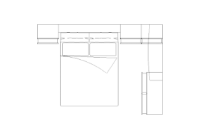 Armarios DWG - Habitacion composici&oacute;n tipo 3 10