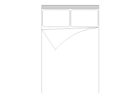 Armarios DWG - Habitaci&oacute;n cama 06
