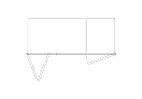 Wardrobes DWG - Bookshelf Composition 02