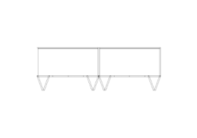 Armadi DWG - Libreria composizione 15
