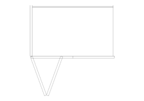 Arm&aacute;rios DWG - Estante individual 03