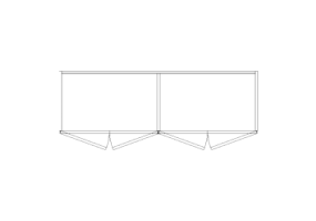 DWG Schr&auml;nke - Bettbr&uuml;cke Kombination 03