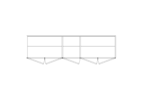 Wardrobes DWG - Bridge Bed composition 09