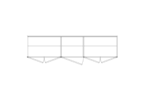 Wardrobes DWG - Bridge Bed composition 10