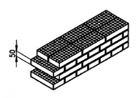 Mattone laterizio semipieno (250*120*50)