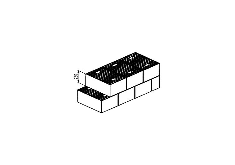 Light-weight clay hollow bricks (450*300*250) - ACCA...