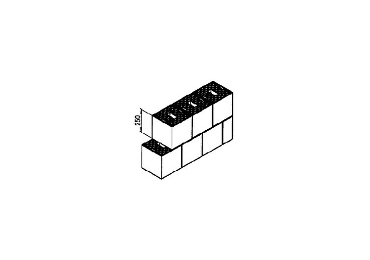 Brique creuse (250*250*250) - MS 180 - ACCA software