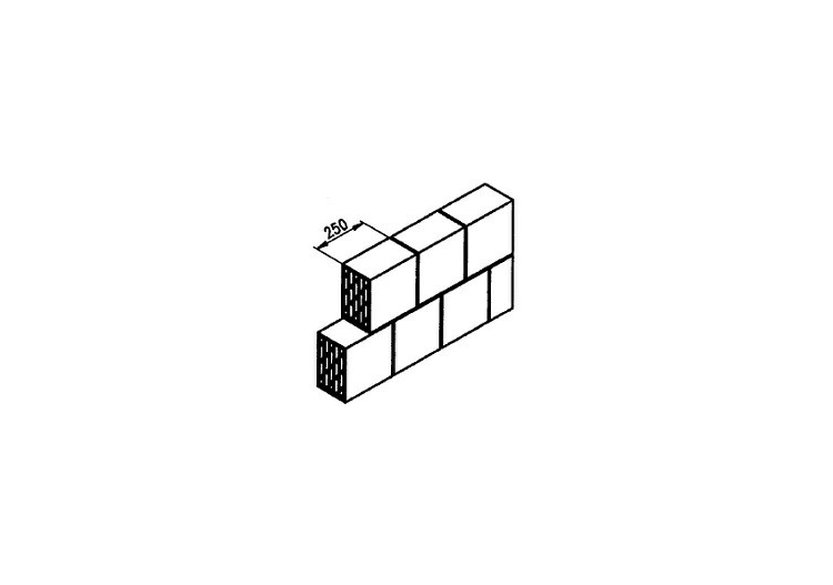 Tijolo furado (250*150*250) - ACCA software