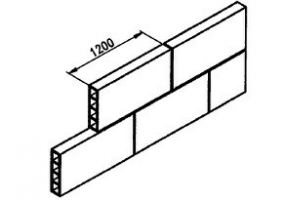 Tonhohlplatte (250*60*1200)